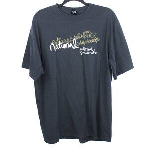INTERSCHOLASTIC NATIONAL CHAMPIONS SALT CREEK HURLEY MEN'S BLACK T-SHIRT SZ XL